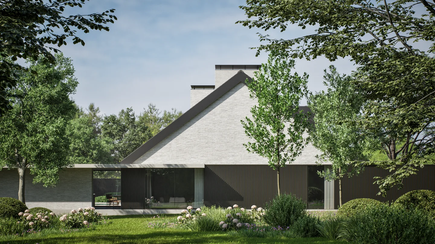 Alinel Type B aluminium gevelbekleding — veelzijdige verticale profielen op gevel